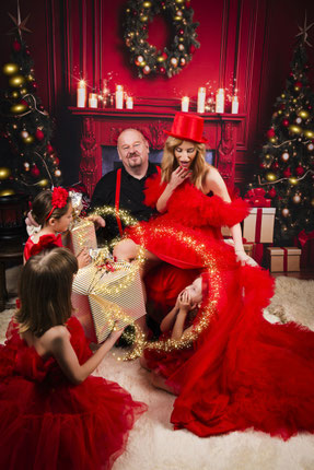 sukienki do sesji swiatecznej