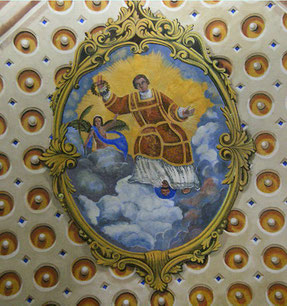 Gerardo Ghirardi - Apothéose de Saint Etienne - décor peint vers 1857