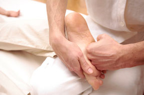 Shiatsu Behandlung Fuß Druckmassage Akupressur