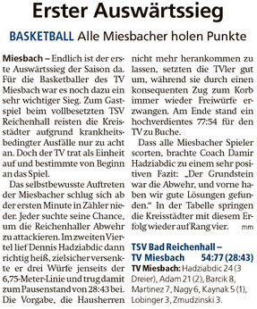 Bericht im Miesbacher Merkur am 2. Dezember 2025 - Zum Vergrößern klicken