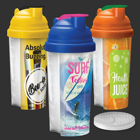 Custom Printed Protein Shaker Bottles