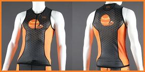 Custom Sprint Triathlon Tops (Front Zip Custom Tri Tops)