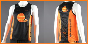 Custom Printed Performance Run Vests