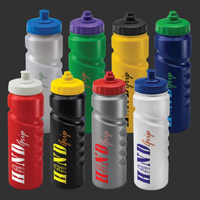 Custom Printed 750ml Finger Grip Sports Bottles