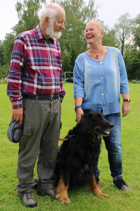 René Oppliger mit Petra Biallas