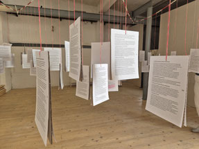 "Finde den Fehler", künstlerische Installation in der showroom-kunst HALLE