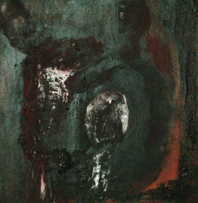 Quezacoatl 3, Acryl auf Leinwand, 60x60, 60x50, 60x60, 2014