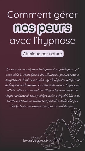 comment gérer nos peurs avec l'hypnose
