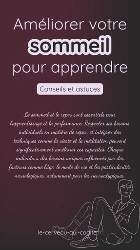 Améliorer votre sommeil pour apprendre conseils et astuces