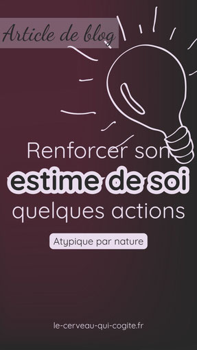 renforcer son estime de soi avec quelques actions