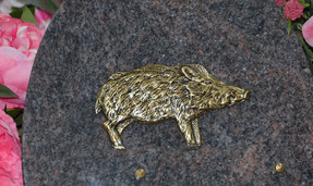 bronze-chasse-chasseur-et-chien-arret-plaque-funeraire-pompes-funebres-orange-vacqueyras