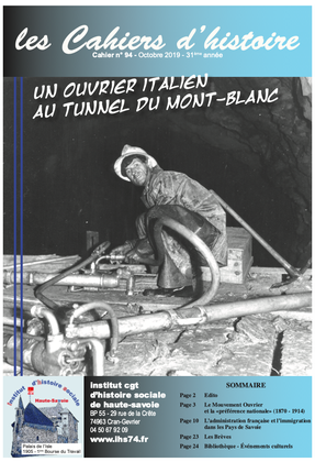 Cahier N° 94 Octobre 2019