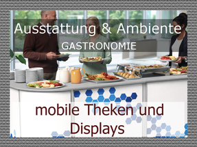 mobile Theken für die Gastronomie