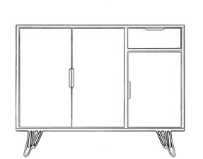 Métal Bois Deko fabrique des Buffets sur mesure