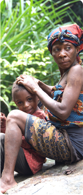 Ambi and her Grandmother Deni in 2011