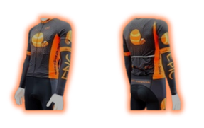 Premium custom printed Roubaix cycle arm warmers with high-quality thermal fabric for cooler weather riding.