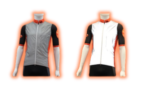 Custom Printed Fully Reflective Cycle Gilets