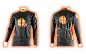 Premium custom printed Sub Zero winter cycle jackets with high-quality waterproof soft shell fabric for cold weather riding.