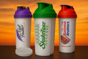 Custom Printed Protein Shaker Bottles