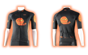 Premium custom printed Euro Pro WAFFLE Aero cycle jerseys with high-quality technical fabric and race-ready fit.