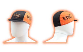 Premium custom printed cycle caps with high-quality Dry-Lite fabric and breathable under-helmet fit.