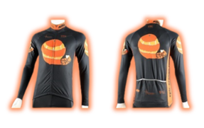 Custom Printed Roubaix Race Thermal Cycling Jackets