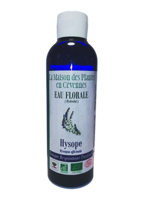 Eau florale d'Hysope Biologique - Hydrolat d'Hysope Bio - La Maison des Plantes en Cévennes - Agriculture biologique