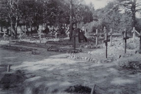 Der Lagerfriedhof Parnewinkel, Foto: F. Hillermann, 1941