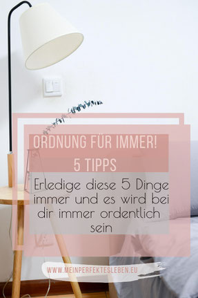 Ordnung Haushaltsplan Putzen