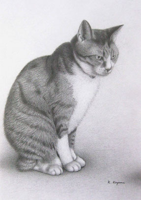 エスキース《対峙》鉛筆A4