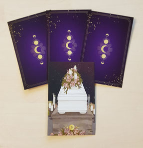 Lenormand Orakel Karte - Der Sarg
