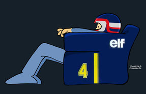 Patrick Depailler by Muneta & Cerracín