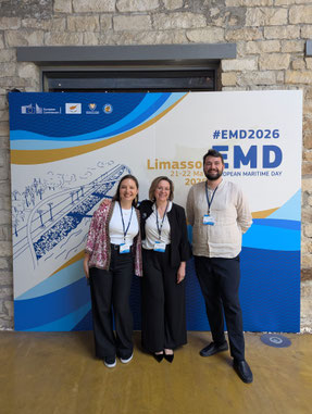 L-R: Laura Khathib Lakiss, Antonella Vassallo, Cosmin Chivu
