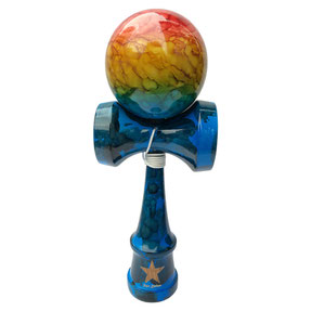 Full Marble Camo Kendama フルマーブルカモけん玉