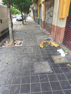 Calles del barrio de Orriols