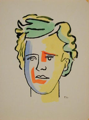 Rimbaud, par Fernand Léger (illustration pour "Les Illuminations", éditeur : Roth & Sauter, Lausanne, Suisse, 1949)