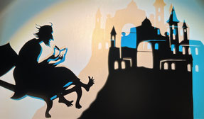 Schattentheater, Foto: Barbara Steinitz