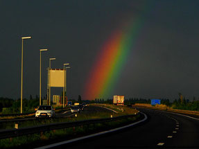 ein Regenbogen wie dieser muß Glück bringen