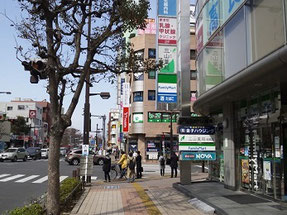 船橋駅北口ファミリーマート交差点