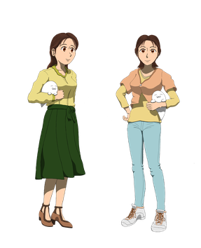 Dallyさんと女子イラスト