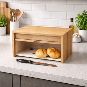 Moderne Zirbenbrotdose