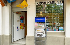 Kiosk Karlstraße Wiesbaden: 7 Tage/Woche geöffnet