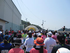 10kmには1514人が出場。10時14分スタート