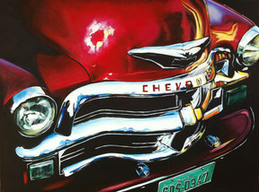 "Loved-Red-Chevi", 2012, acrylic on canvas, 60x80 cm