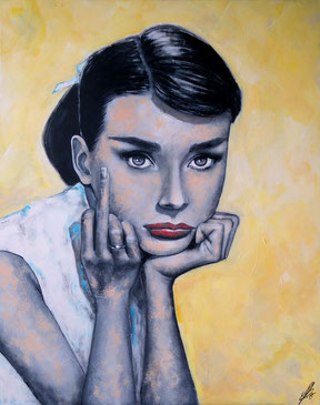 "Ladylike", 2015, acrylic on canvas, 80x100 cm