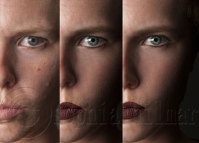 Dark Self-Portrait Before and After