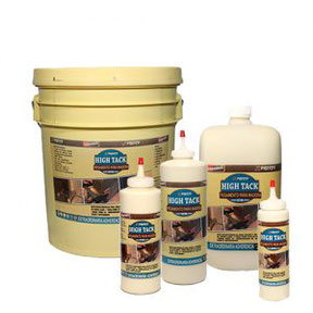 CARPENTERS HIGH TACK Pegamento amarillo para madera Excelente adherencia, pegamento amarillo de secado rápido.Formulado para exigencias de rápido agarre inicial. Después del acomodo final NO permite que se deslicen las piezas.  Pega: Papel, cartón, madera