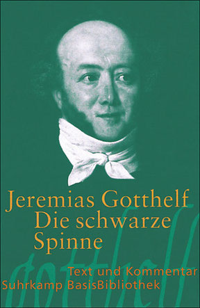 Jeremias Gotthelf, Die schwarze Spinne, Buchumschlag, Matura, Lektüre, Empfehlung