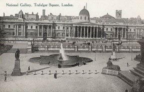 National Gallery,  Trafalgar Square,  London.