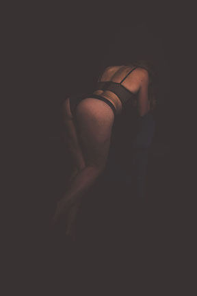 donkere boudoir shoot